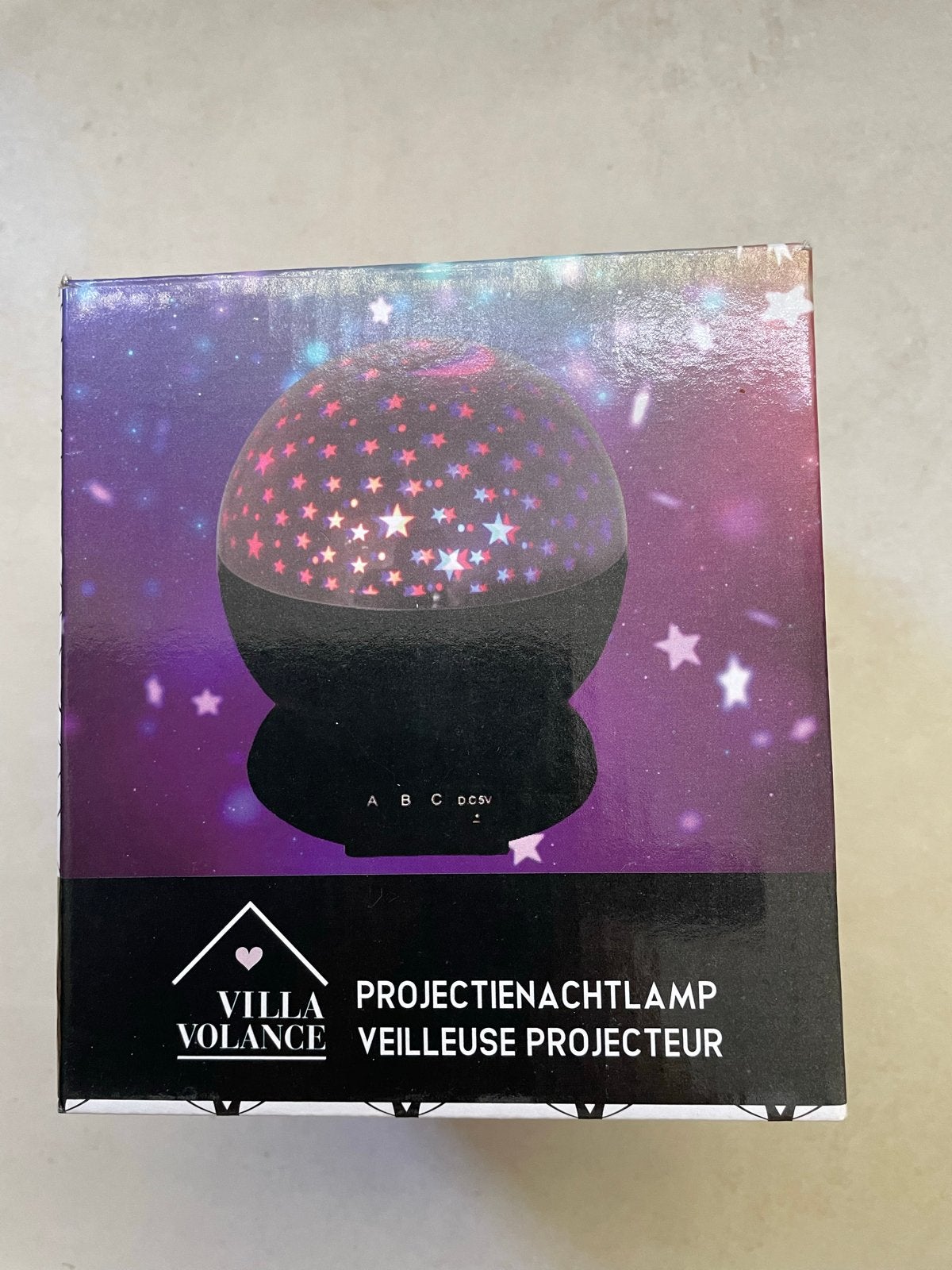 Villa Volance Projectienachtlamp Sterrenhemel, Overige merken, Kunststof, Zwart, Ophalen of Verzenden