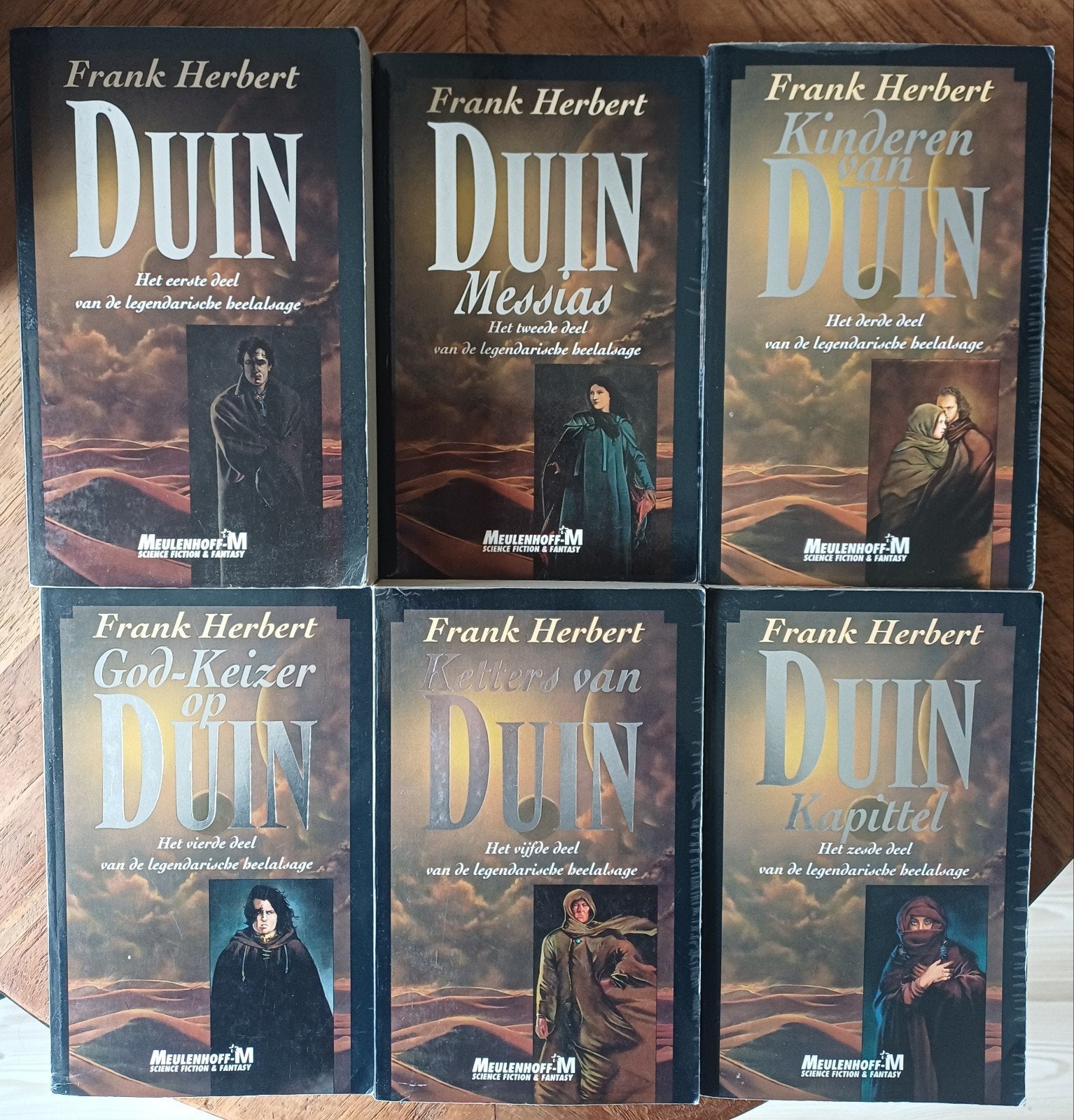 Frank Herbert - Duin-serie (6 boeken), Ophalen of Verzenden, Gelezen, Frank Herbert