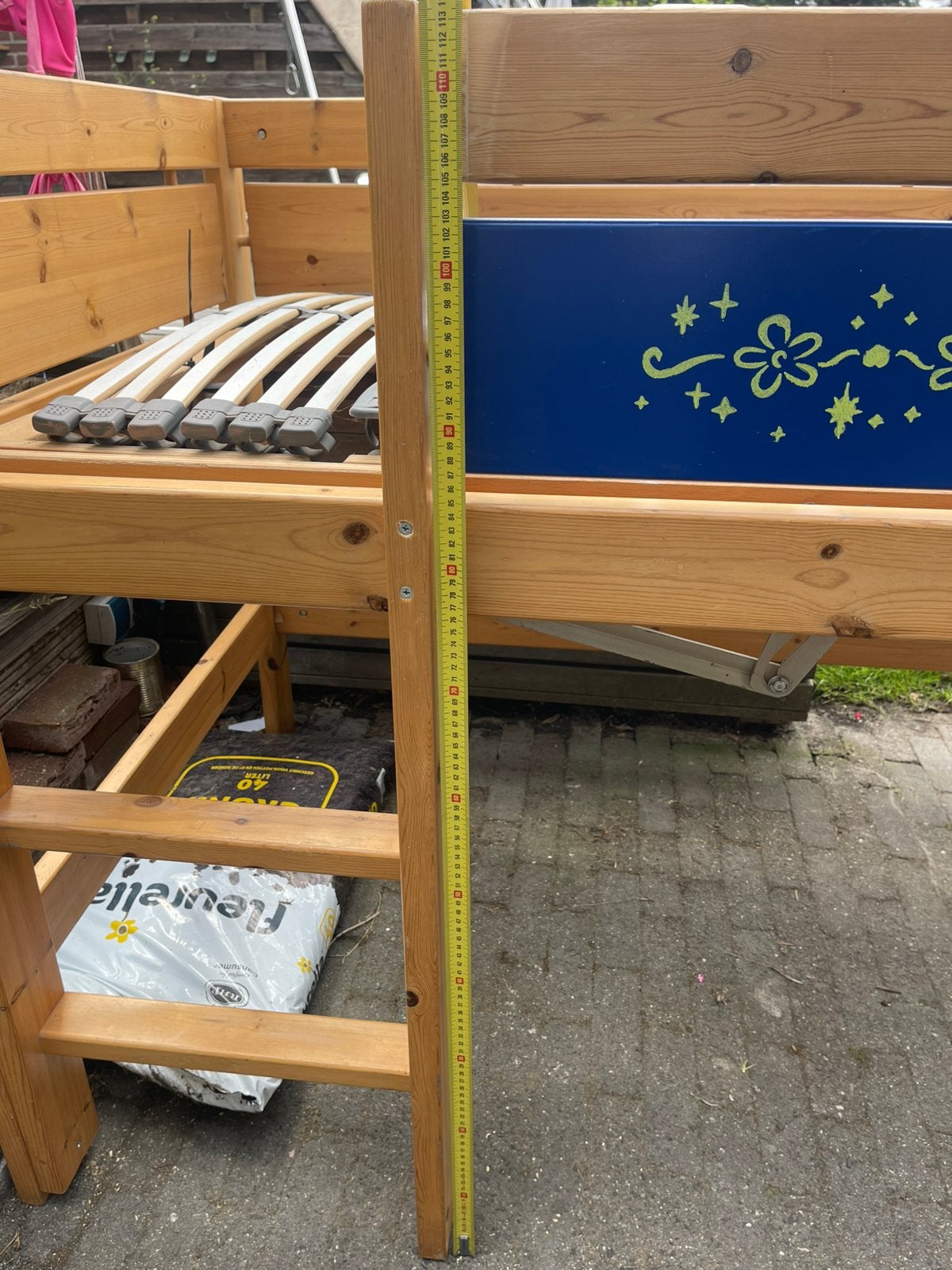 Hoogslaper 200x90, Ophalen, 90 cm, 200 cm, Kinderkamer