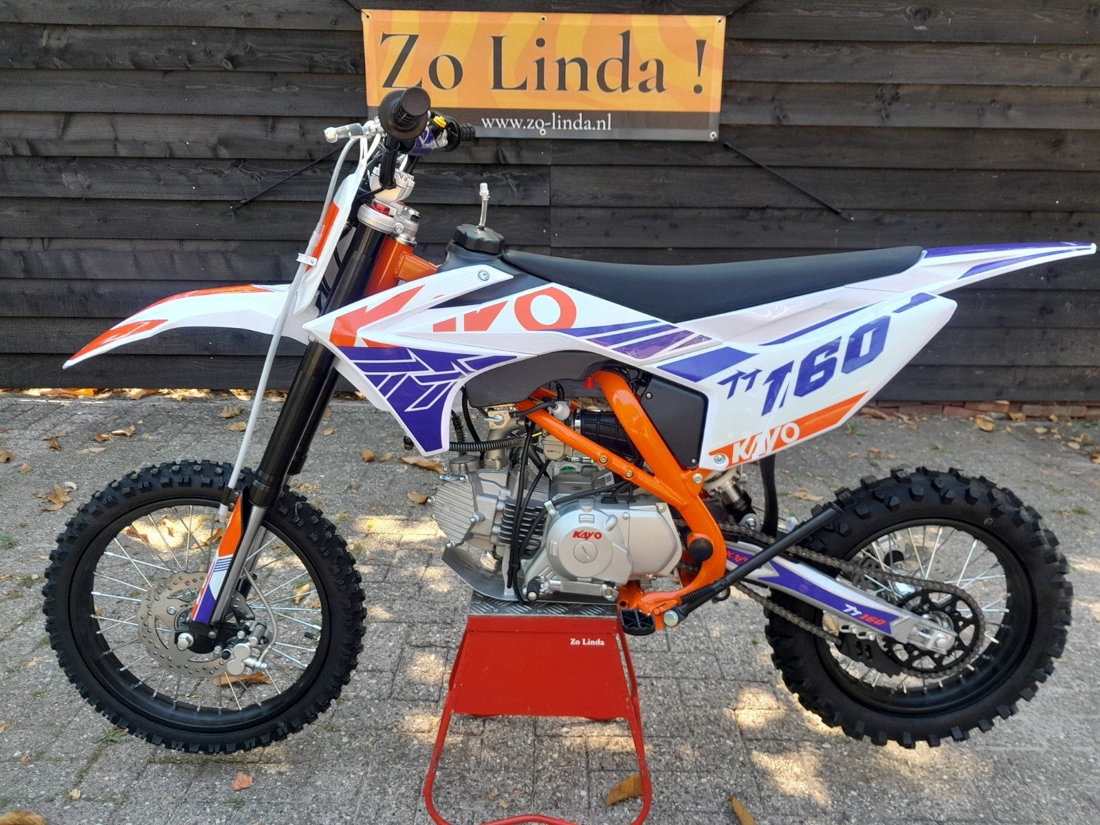 Kayo TT-160 / NIEUW !!!, Fietsen en Brommers, Ophalen, Kayo, Pitbike, Schijfrem