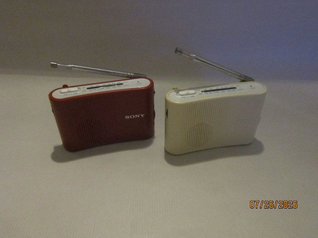 Setje Sony Transistor Radio's Model ICF40 Japan 2005 Nieuw, Ophalen of Verzenden