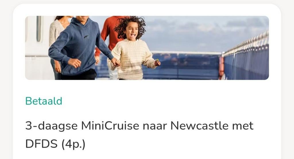 3 dagen new castle (4 personen)