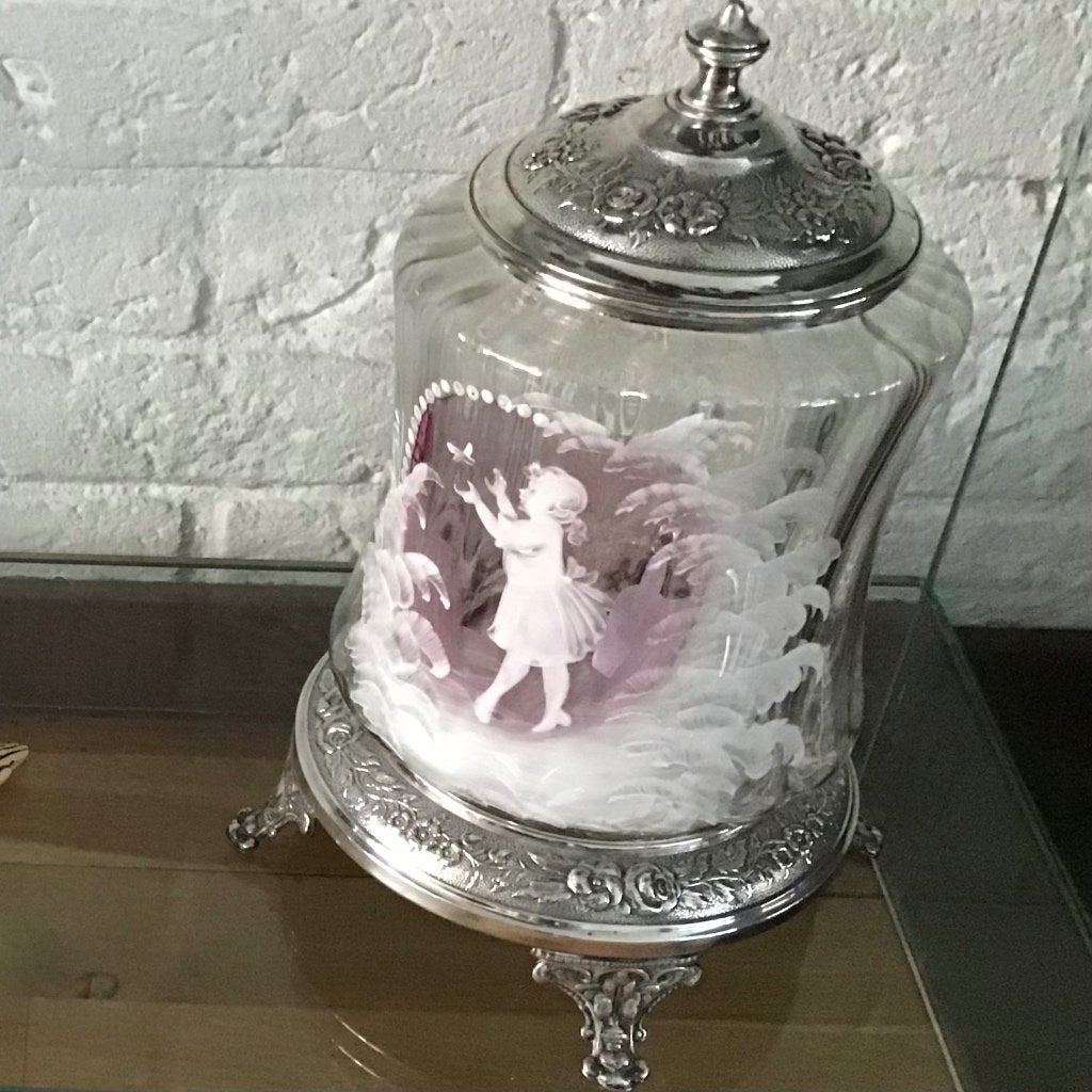 Mary Gregory glas, Antiek en Kunst, Ophalen of Verzenden