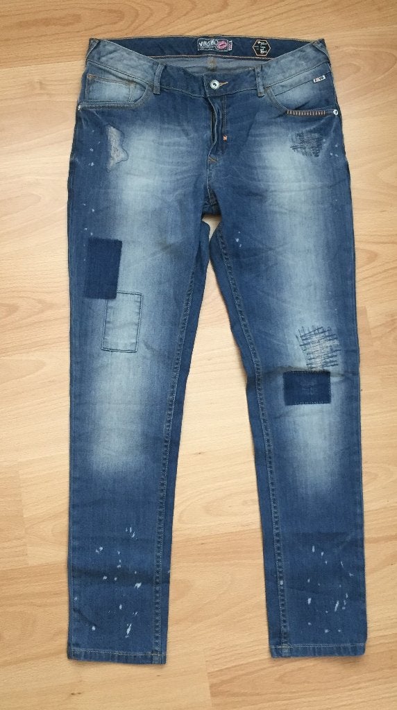 Nieuw blauw straight jeans broek  maat 18 - 188 VINGINO, Kinderen en Baby's, Broek, Meisje, Nieuw, Ophalen of Verzenden