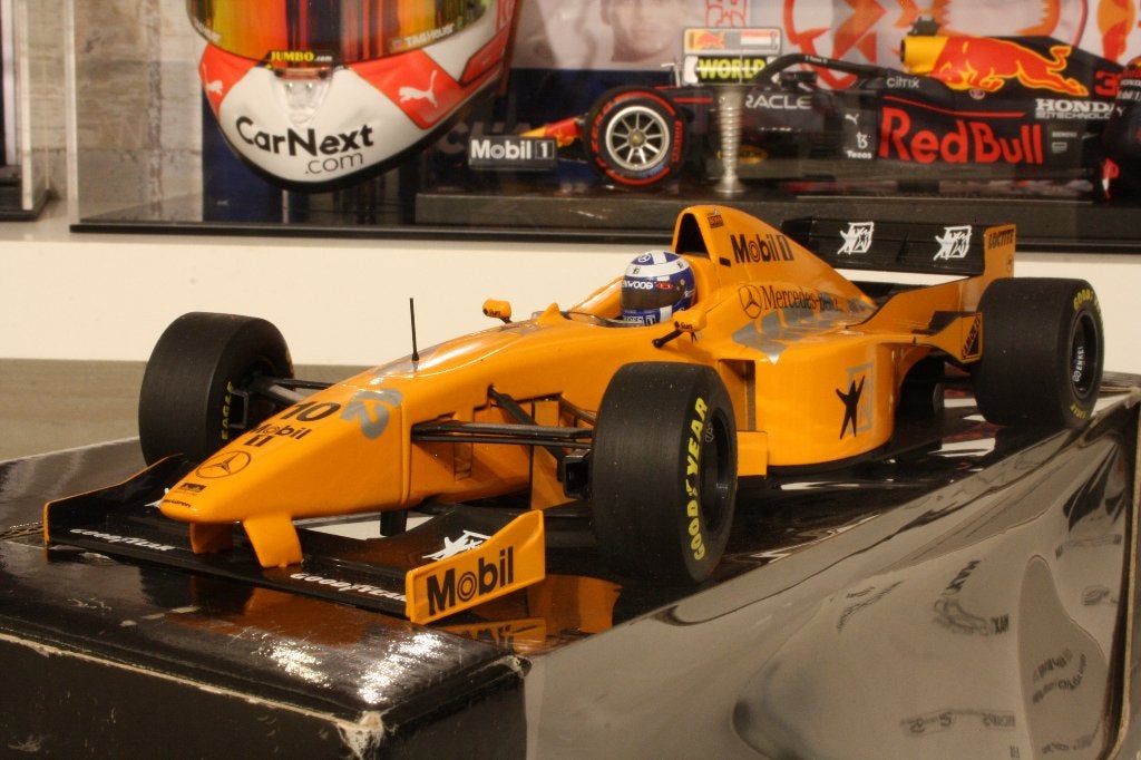 McLaren MP4-12 Testcar David Coulthard 1:18  Minichamps, Ophalen of Verzenden, Zo goed als nieuw, Auto, MiniChamps