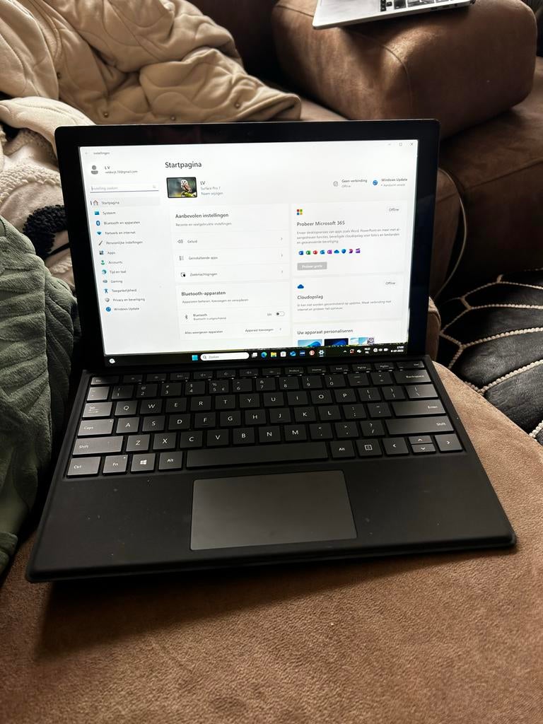 Windows surface pro 7 i5 8gb ram laptop/tablet, Computers en Software, Windows Laptops, Ophalen, Zo goed als nieuw, 13 inch, 2 tot 3 Ghz