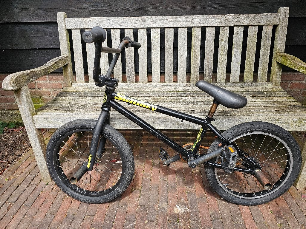 Sunday BMX, zwart, Ophalen, Gebruikt, Staal, 20 tot 24 inch