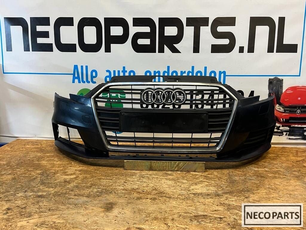 VOORBUMPER AUDI A3 8V 8V3 FACELIFT BUMPER GRILL 2017-, Auto-onderdelen, Carrosserie en Plaatwerk, Gebruikt, -, -, -