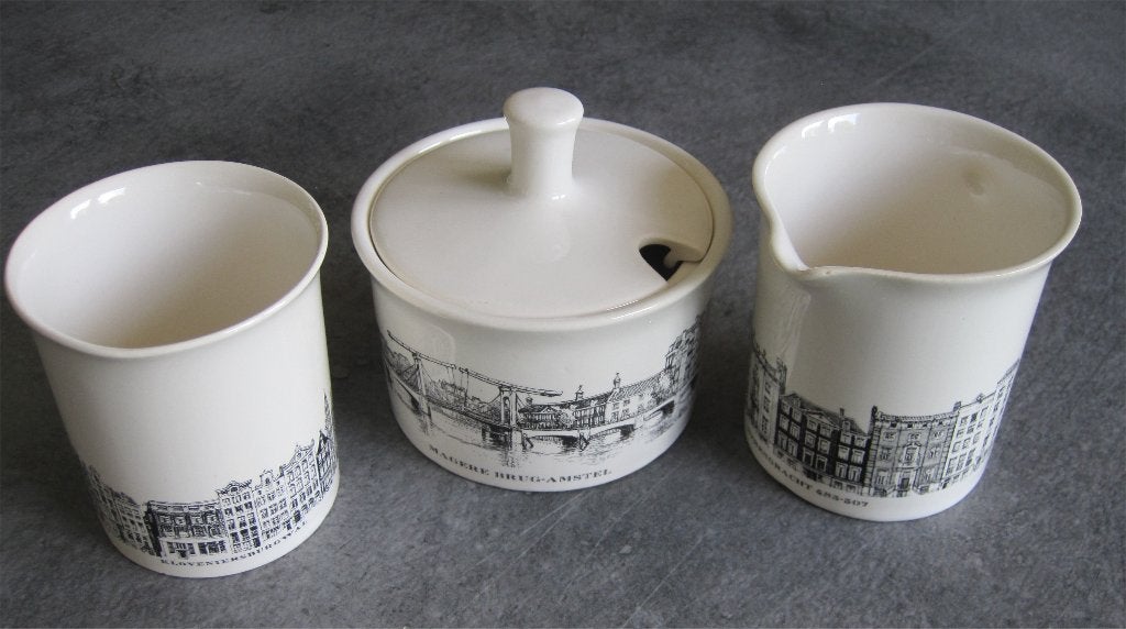 Onderdelen Amsterdams Grachtenservies Villeroy & Boch, Antiek en Kunst, Antiek | Servies los, Ophalen of Verzenden