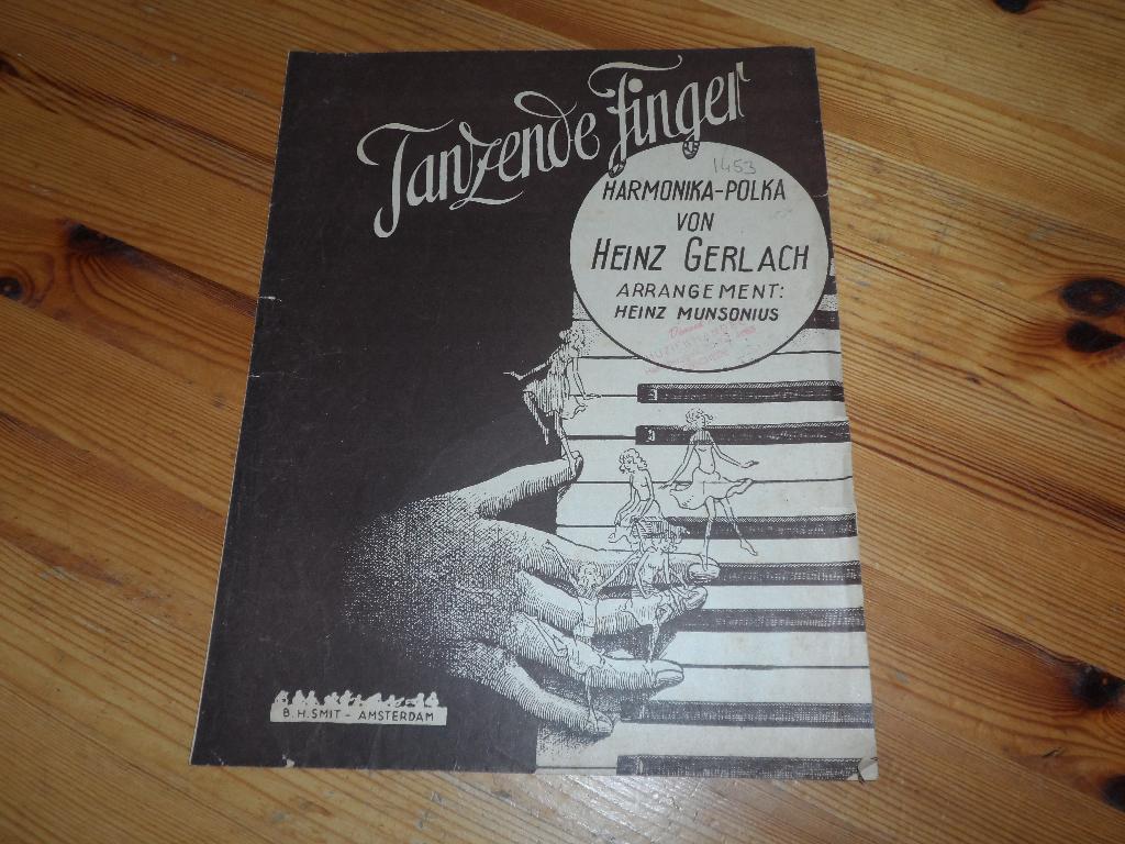 Tanzende finger - heinz gerlach / heinz munsonius, Gebruikt, Accordeon, Ophalen of Verzenden, Artiest of Componist