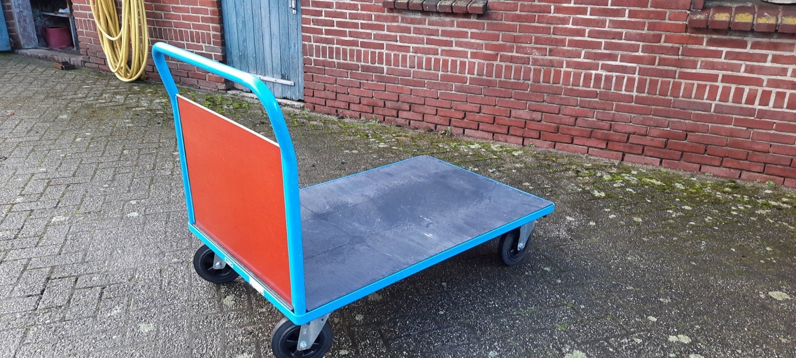 platformwagen EUROKRAFTpro/transportkar/magazijnkar/kar, Ophalen, Gebruikt