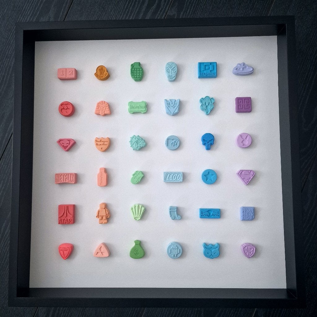 Handgemaakte  3D kunst - Rave - Gabber - Hardcore inspired, Verzenden, Overige materialen, Overige technieken