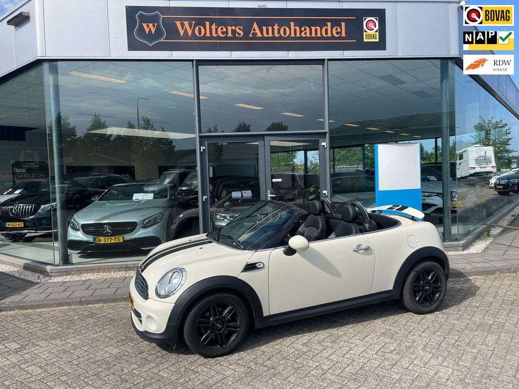 Mini Cabrio Roadster 1.6 Cooper Salt, Auto's, Mini, Bedrijf, Te koop, Roadster, ABS, Airbags, Airconditioning, Boordcomputer, Centrale vergrendeling