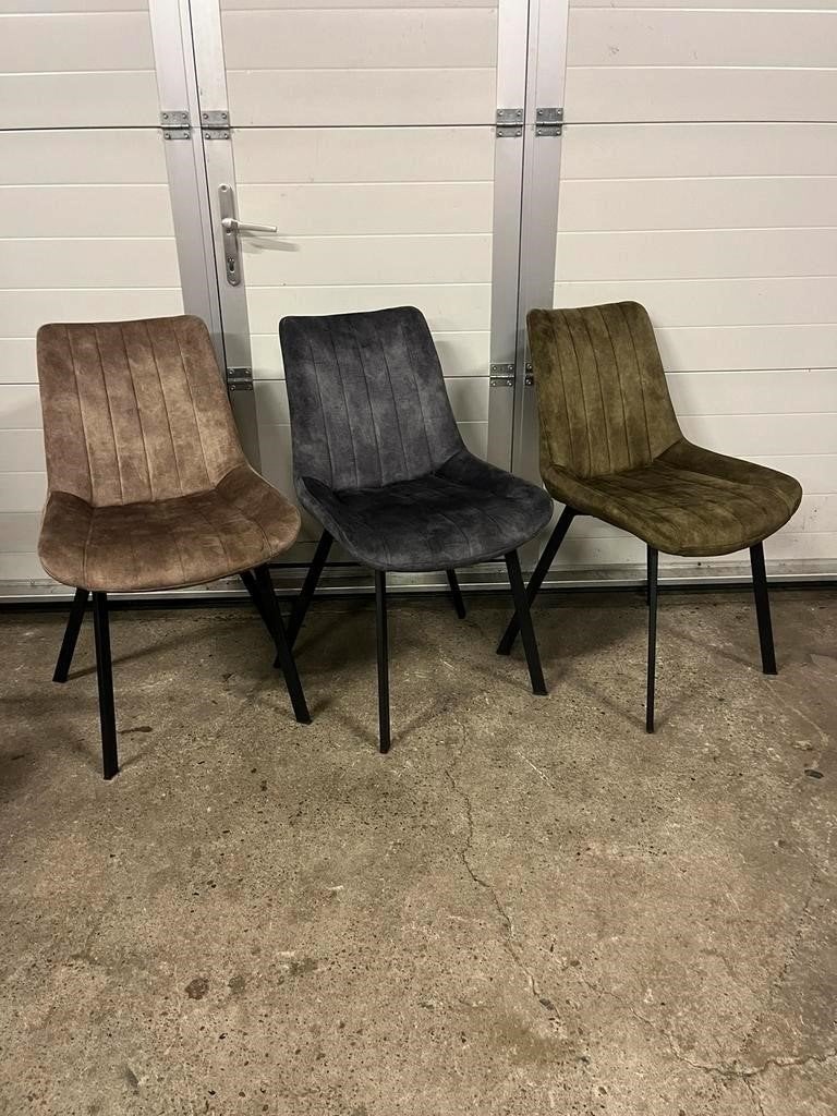 33 stuks Luxe horeca restaurant stoelen nieuw, Ophalen, Zwart, Zo goed als nieuw, Stof