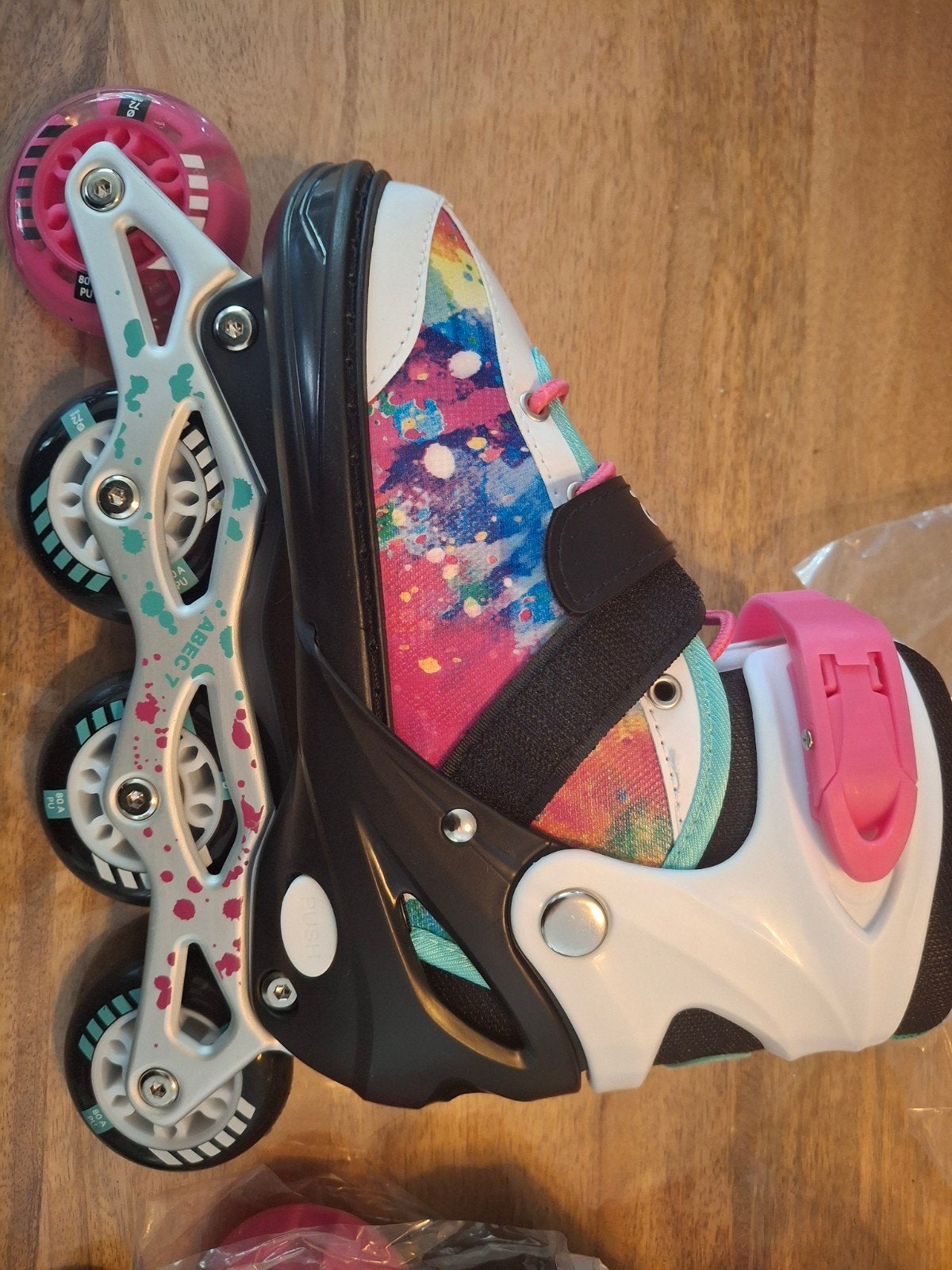 Nieuwe leuke meiden Skeelers, Verstelbaar, Kinderen, Nieuw, Inline skates 4 wielen