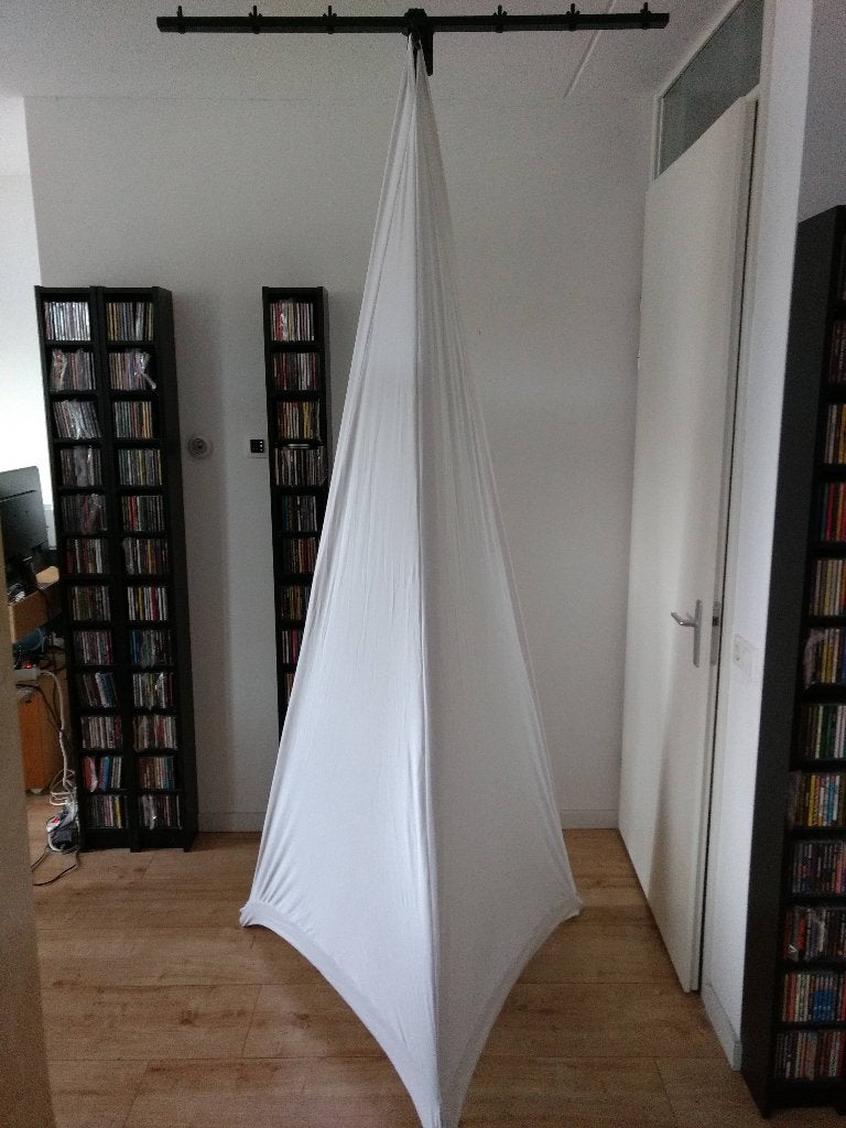 Scrim King statiefdoek licht SS-LST02-W (dubbelzijdig), Muziek en Instrumenten, Gebruikt, -, -, Licht of Laser