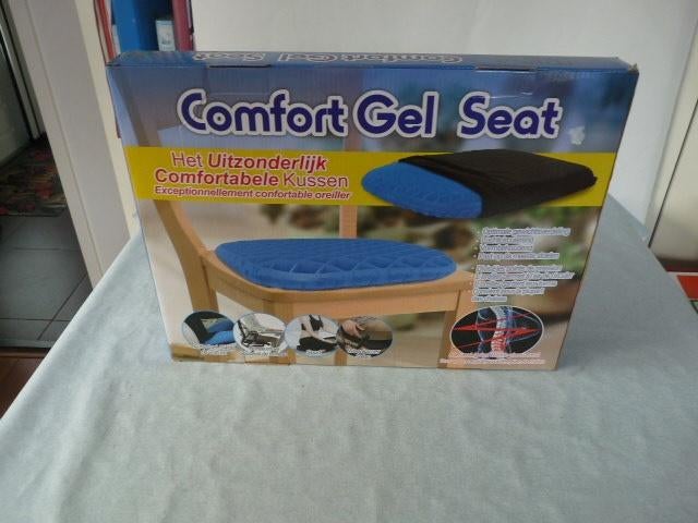Comfort Gel Seat Blauw -zitkussen -Nieuw honingraatstructuur, Ophalen of Verzenden, Nieuw, Blauw, Rechthoekig