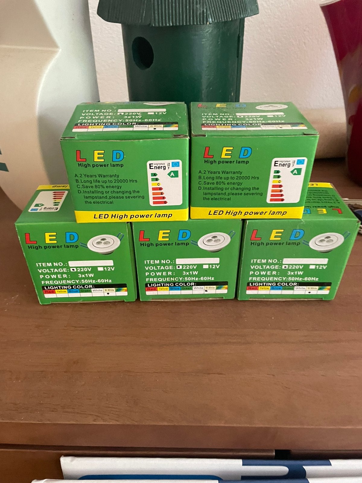 Inbouw lampjes led wit, Ophalen, Nieuw