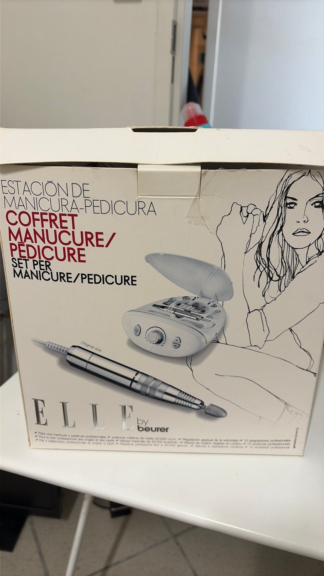 Beuer elle pedicure manicure frees apparatuur, Ophalen of Verzenden, Zo goed als nieuw