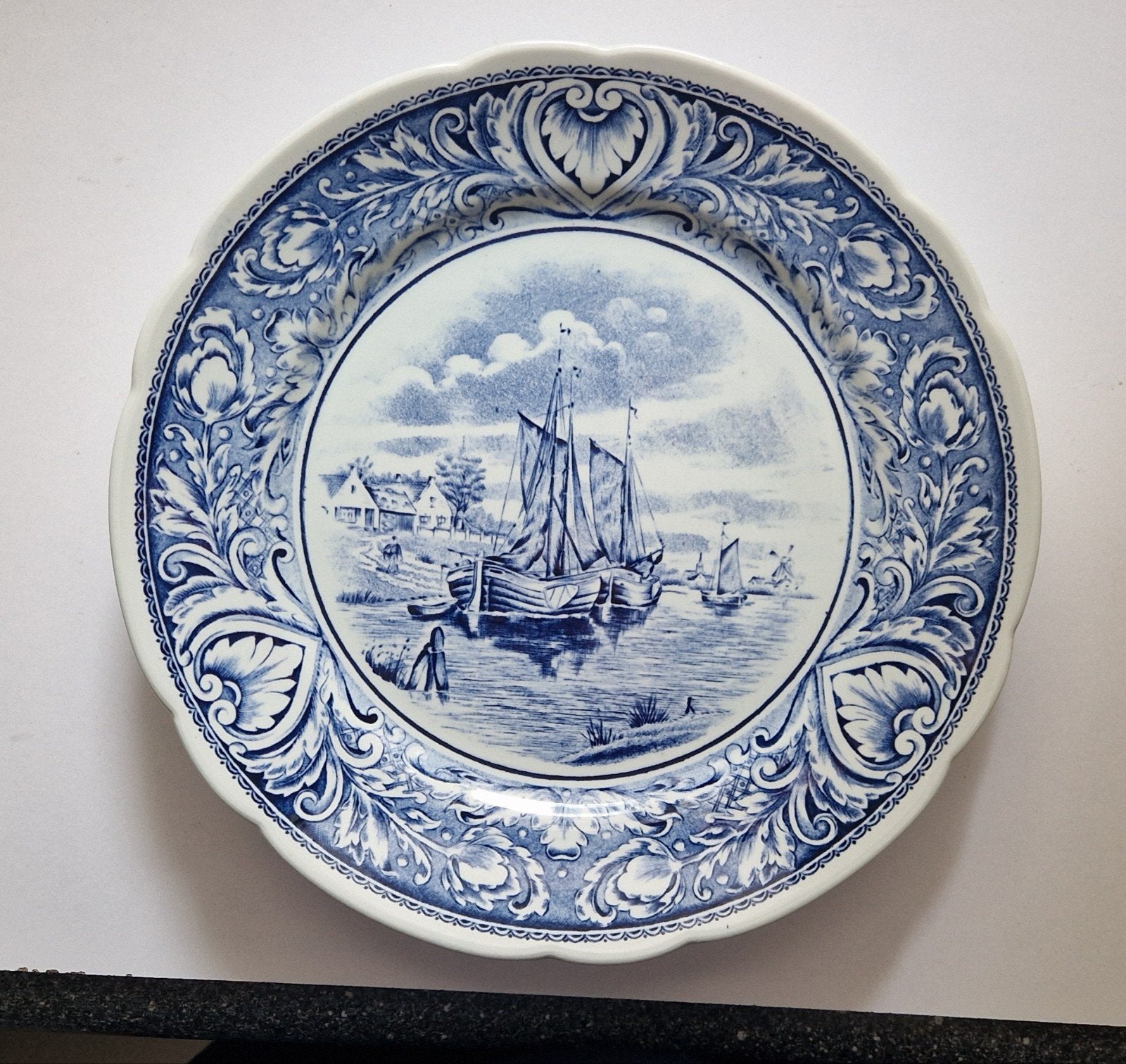 Delfts Blauw Wandbord - Boch Delfts, Ophalen of Verzenden