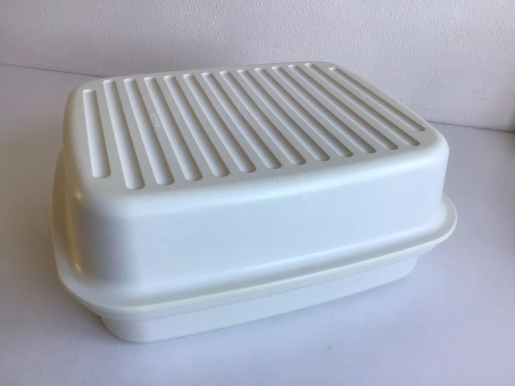 Tupperware brooddoos bakkersdoos wit, Ophalen of Verzenden, Wit, Schaal
