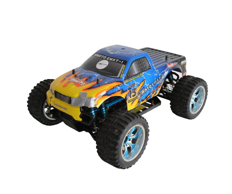 Himoto EMXT-1 Monstertruck 1/10 rc auto, Hobby en Vrije tijd, Elektro, Gebruikt, Auto offroad, Ophalen of Verzenden