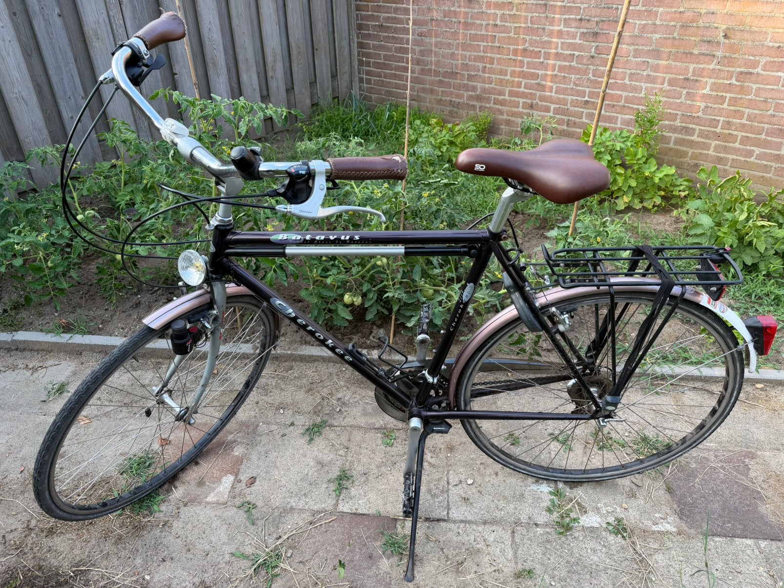 Batavus Cherokee herenfiets stadsfiets in Dieren, Fietsen en Brommers, Fietsen | Heren | Herenfietsen, Ophalen, Zo goed als nieuw