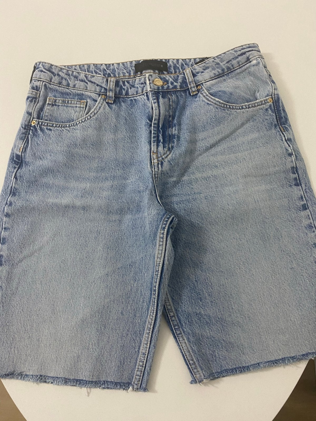 Zara denim bermuda shorts maat 40, Maat 38/40 (M), Blauw, Ophalen of Verzenden, Zo goed als nieuw