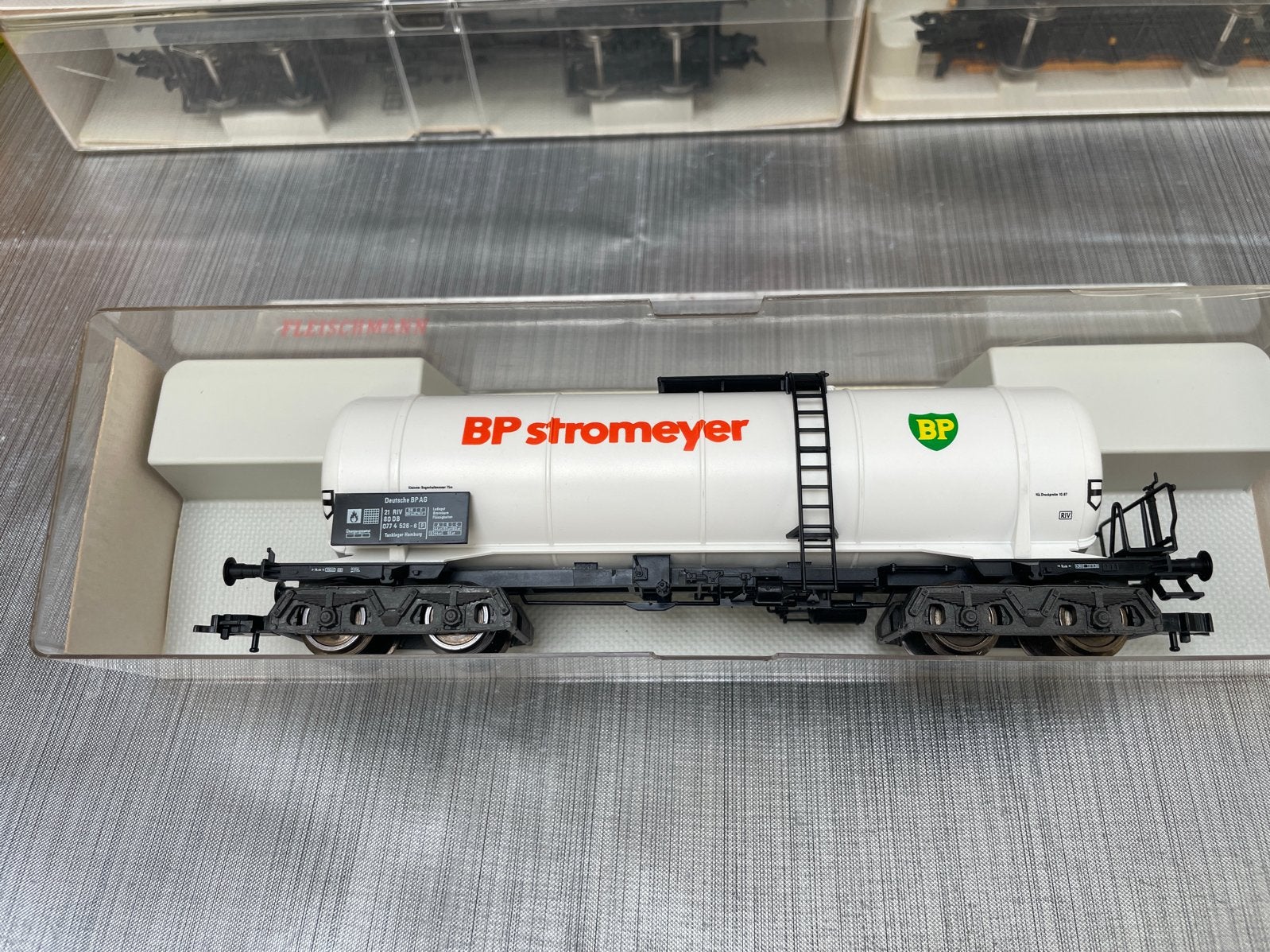 Fleischmann 5474 BP Stromeyer Tankwagon H0, Ophalen of Verzenden, Zo goed als nieuw, Trein, Schaalmodel