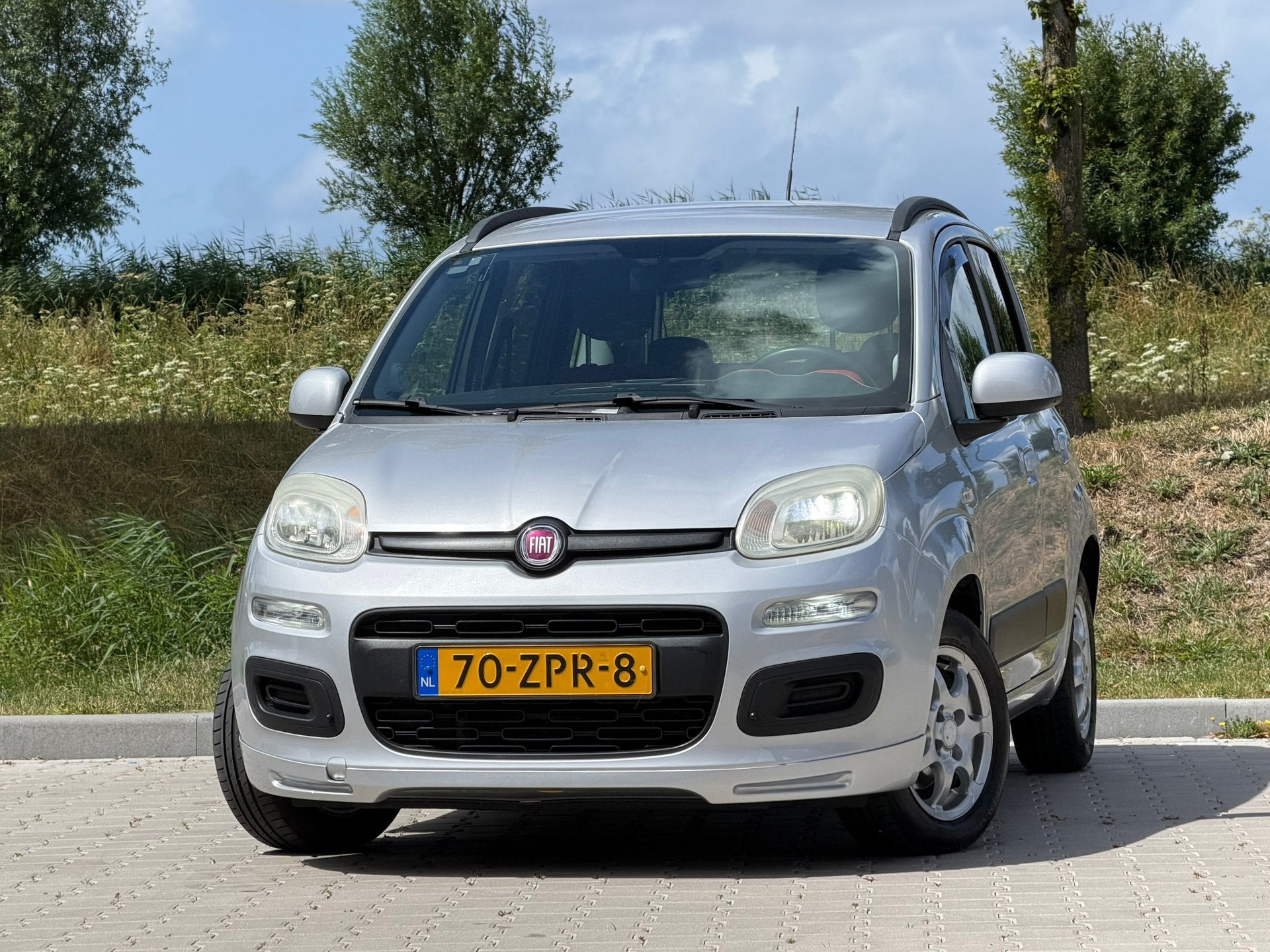 Fiat Panda 0.9 TwinAir Lounge Fiat Panda Lounge | GRIS ARGEN, Auto's, Euro 5, Stof, Gebruikt, 31 €/maand