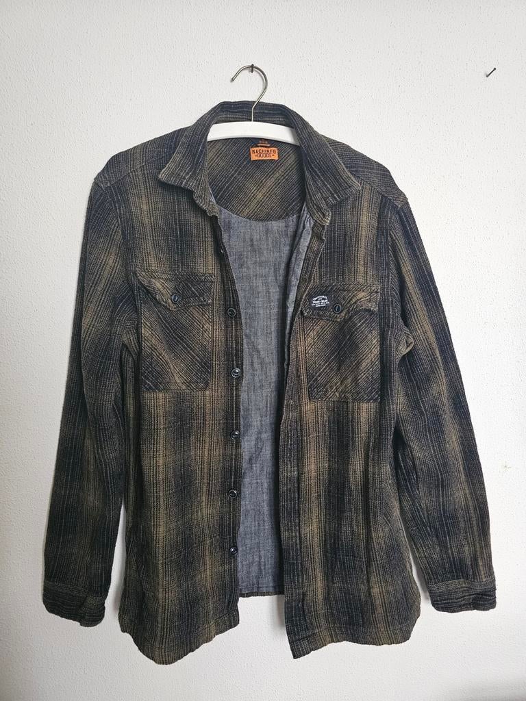 Superdry overhemd plaid Maat M, Zo goed als nieuw, Groen, Superdry, Halswijdte 39/40 (M)