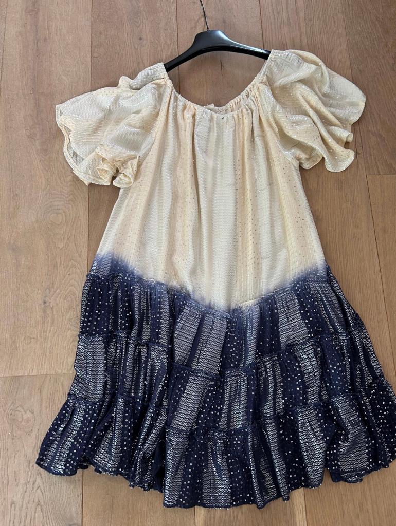 GOLD AND SILVER jurk tiedye met pailletjes mt TU, Kleding | Dames, Jurken, -, Verzenden, Parijs, Nieuw