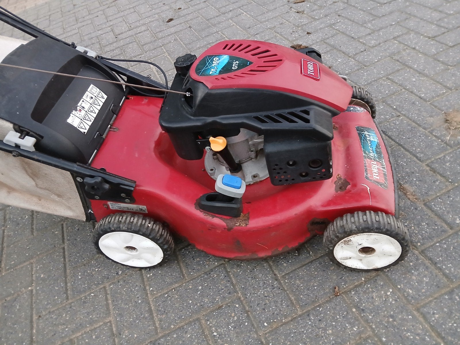 Toro motormaaier grasmaaier met opvangbak, Tuin en Terras, Ophalen, Gebruikt