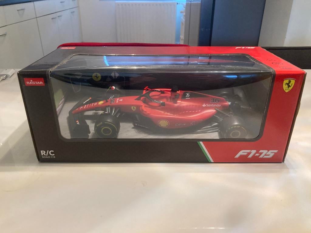 Ferrari f1-75 afstand bestuurbare modelauto 1/18, Ophalen of Verzenden, Nieuw, Auto