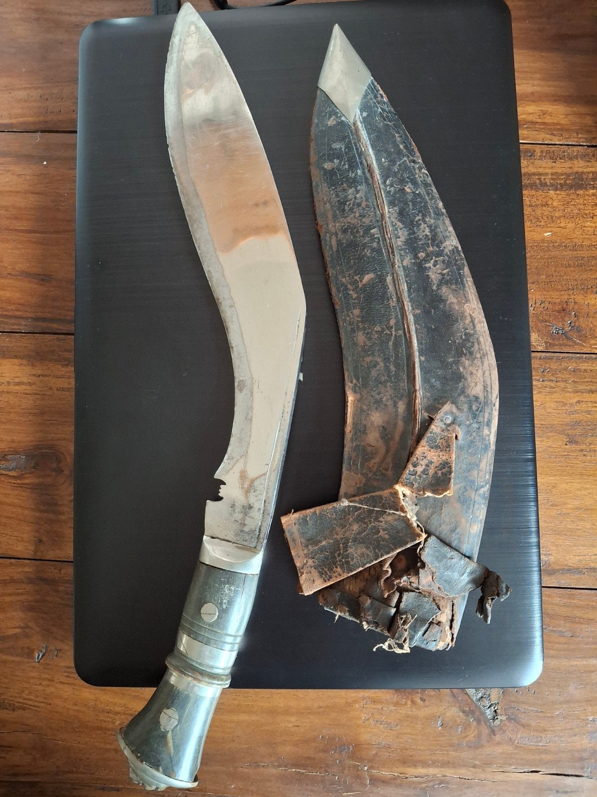Vintage Kukri Mes met Schede - Antiek Verzamelobject, Ophalen