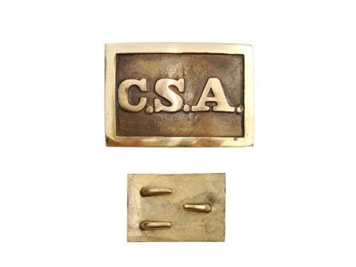 Gesp,CSA,Confederate,States,Army,Rechthoek,Civil,War, Verzenden, Landmacht, Amerika, Kleding of Schoenen