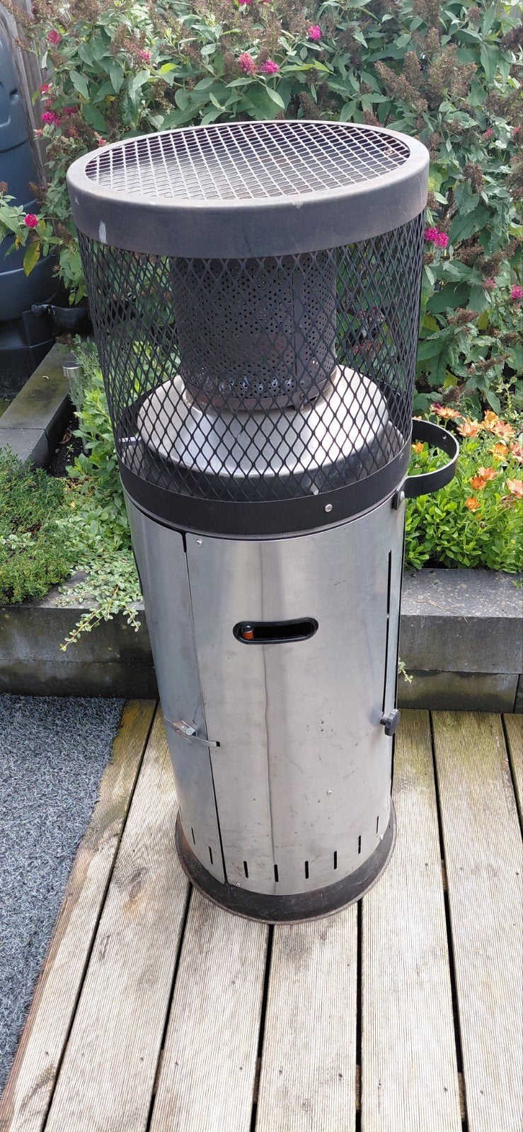 Terrasverwarmer op gas (zonder gasfles), Ophalen, Gebruikt, Gas, Vloer