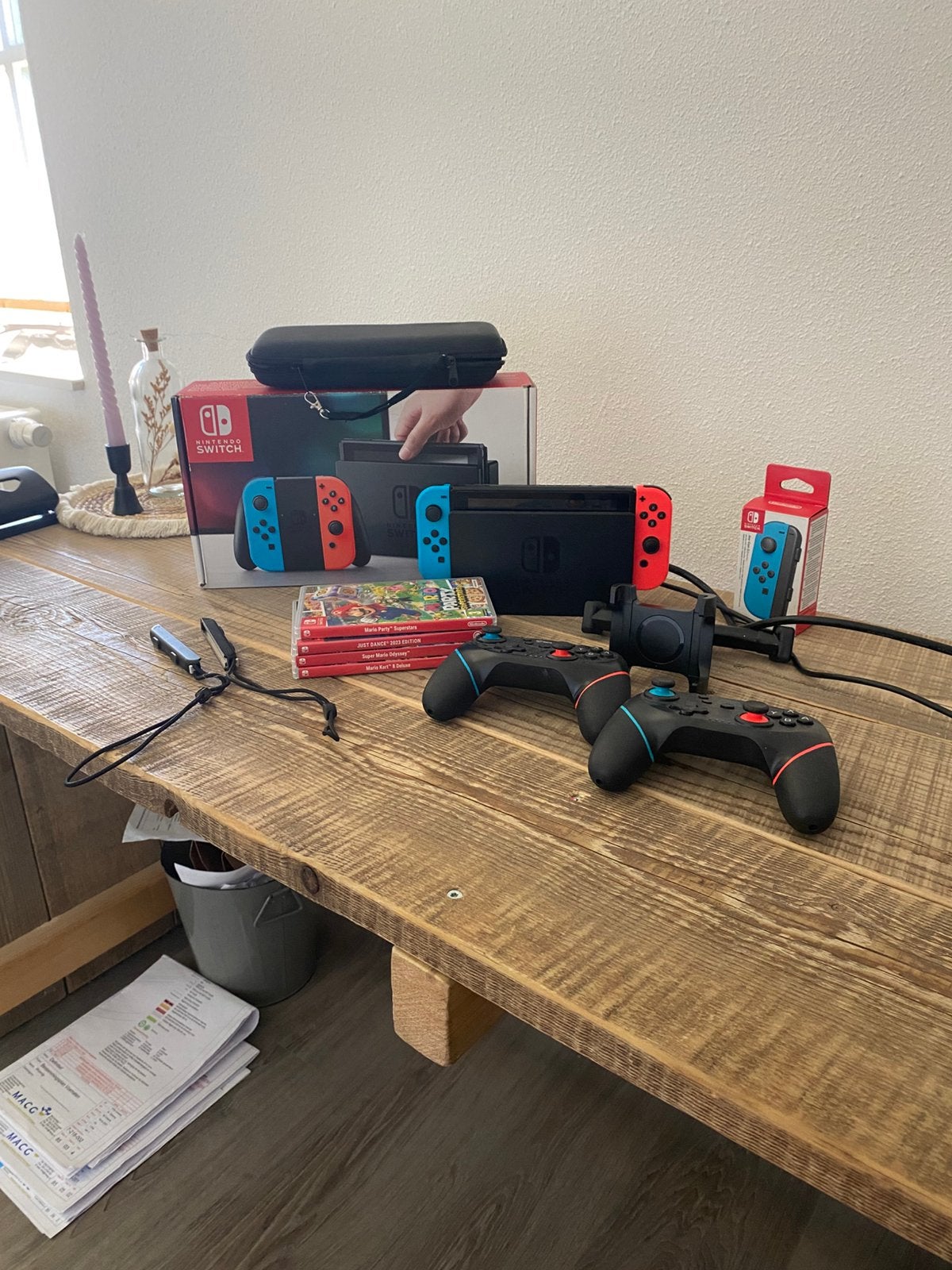 Nintendo Switch, Ophalen, Zo goed als nieuw, Met 2 controllers, Switch Original