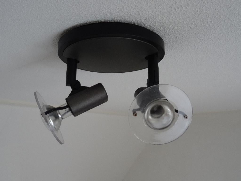 2-disk-spot en 3-disk-spot HappyLight incl 5 reflectorlampen, Ophalen of Verzenden, Zo goed als nieuw