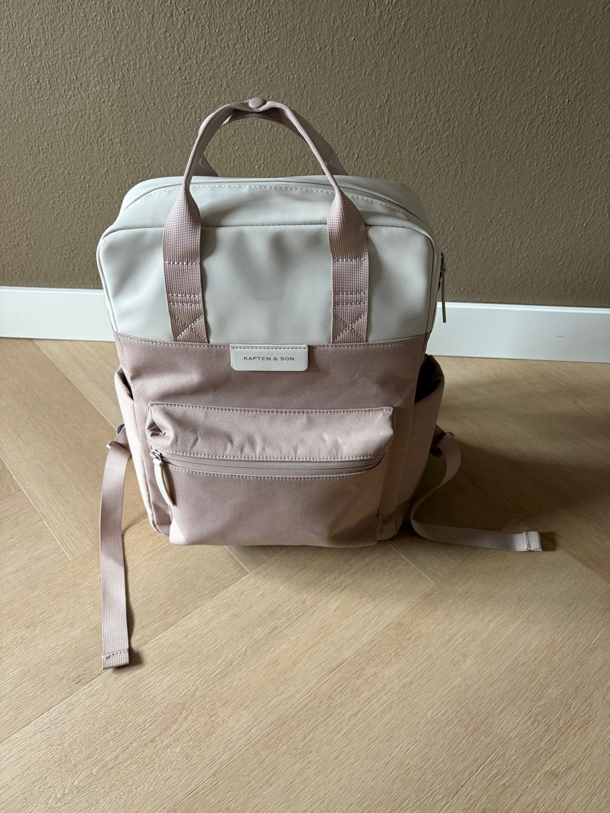 Kapten & Son rugzak - Crème/Roze, 25 tot 40 cm, Ophalen of Verzenden, Zo goed als nieuw, Overige merken