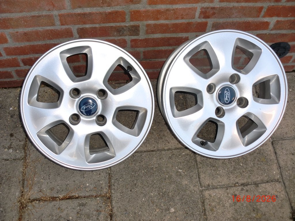 Ford Lichtmetalen velgen. 14inch, Auto-onderdelen, Banden en Velgen, Ophalen, 14 inch, Gebruikt, Velg(en)