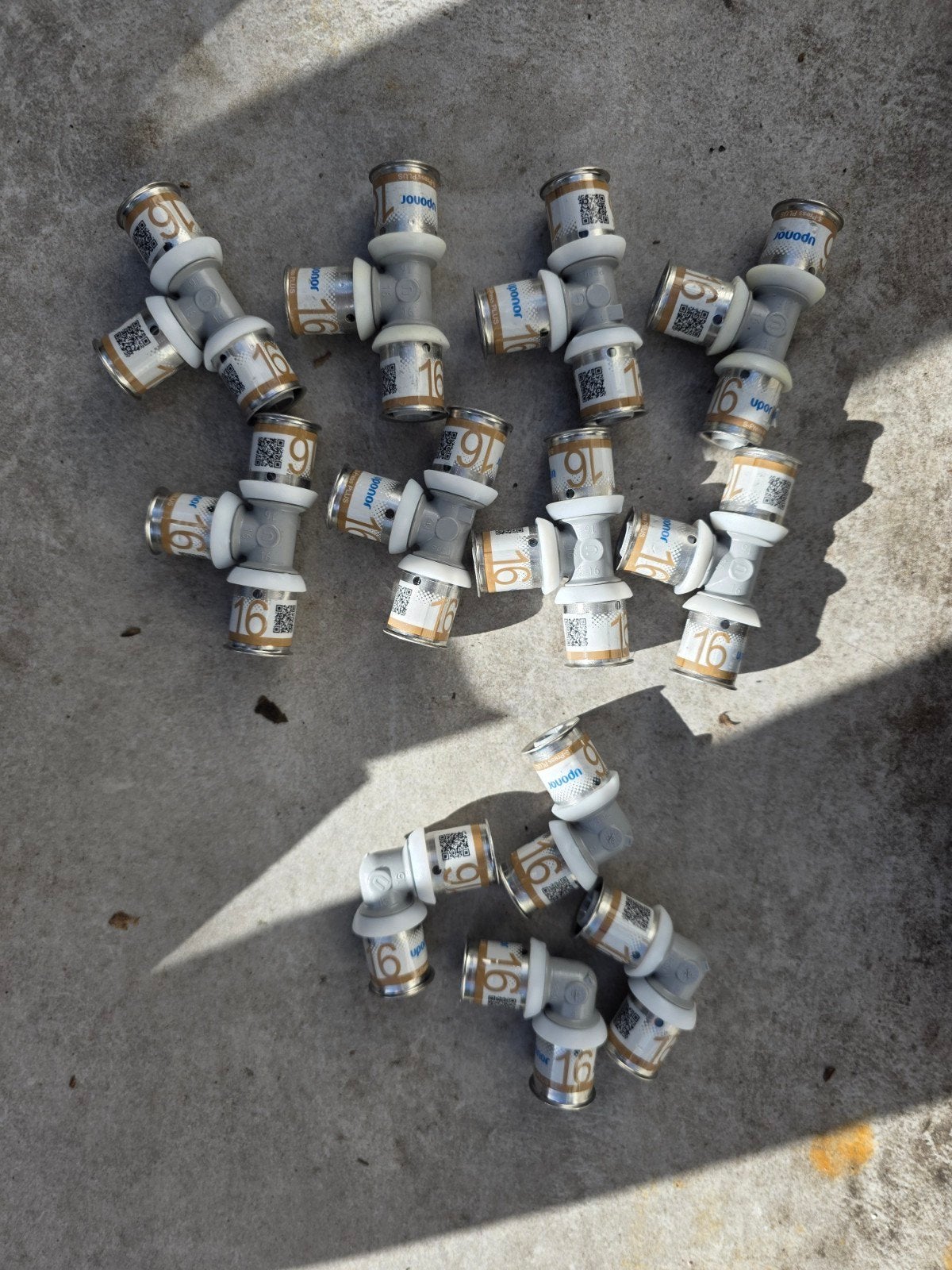 uponor 16 koppeling, Overige materialen, 6 meter of meer, Overige typen, Nieuw