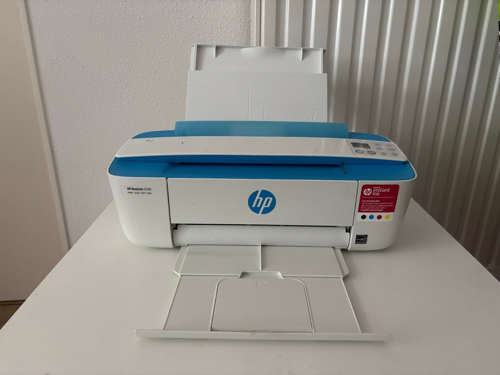 HP DeskJet 3720 All-in-One Printer - Zo goed als nieuw, Computers en Software, Printers, Ophalen, Inkjetprinter, All-in-one, Kleur printen
