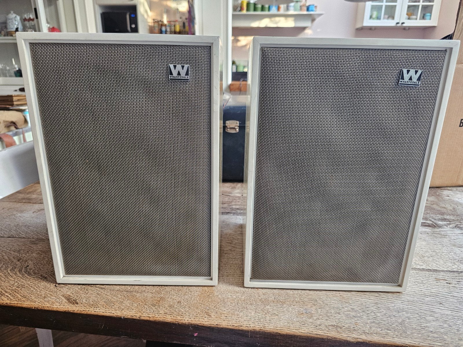 Wharfedale Denton 2 Vintage Boekenplank jaren 70, Gebruikt, Wharfedale, Ophalen of Verzenden, Minder dan 60 watt