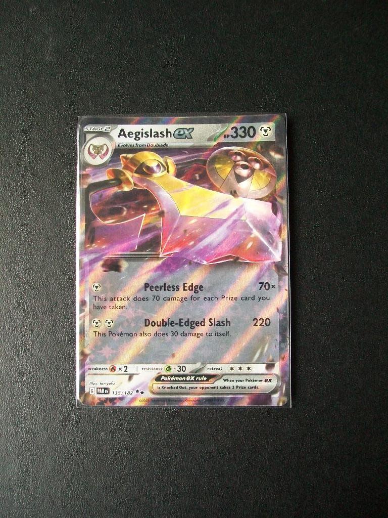2282: Nieuwe Pokemon Kaart AEGISLASH EX HP 330 (135/182), Verzenden, Nieuw, Losse kaart, Foil
