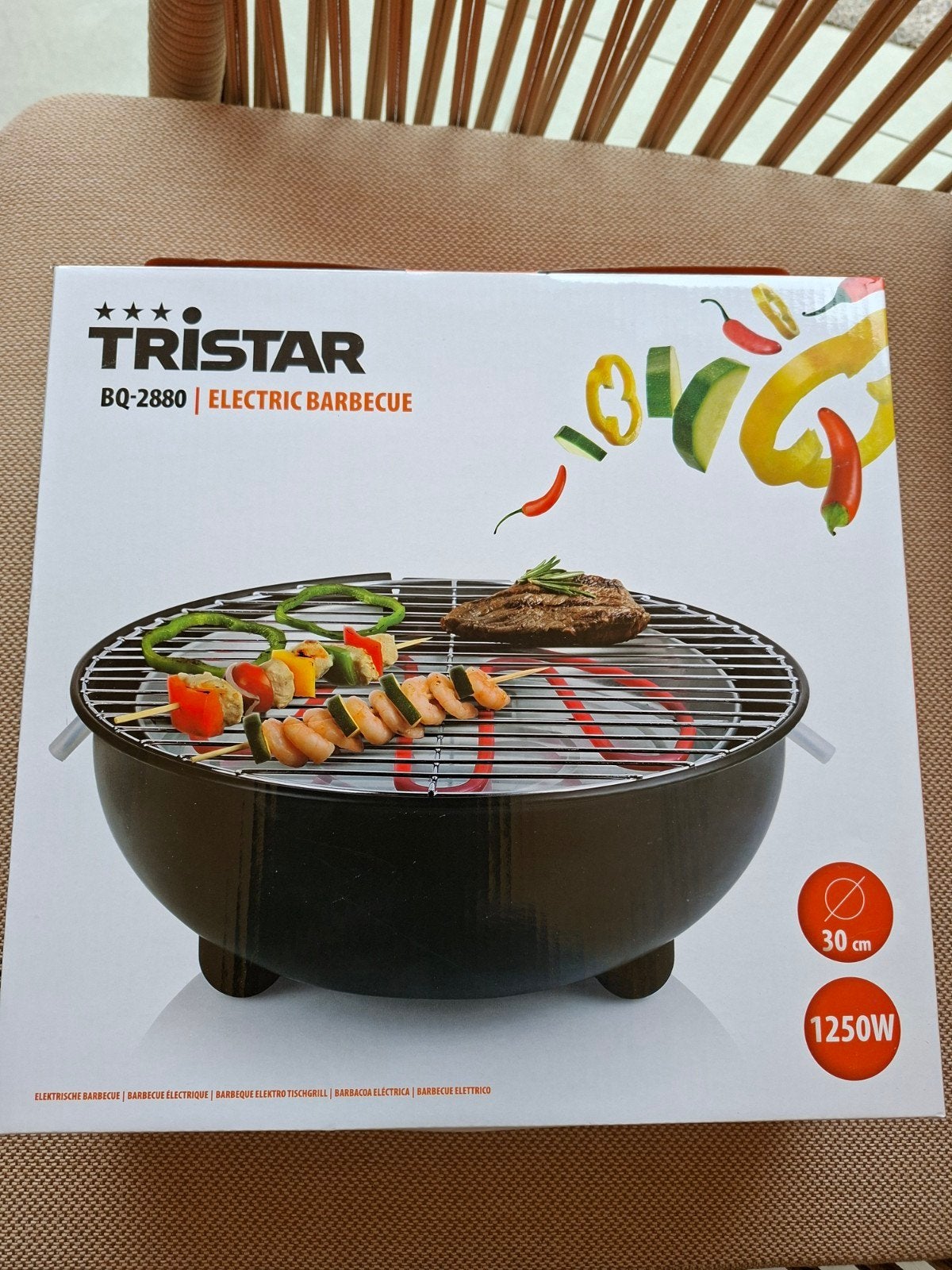 Tristar BQ-2880 Elektrische Barbecue - Nieuw in doos, Ophalen of Verzenden, Nieuw, Tristar
