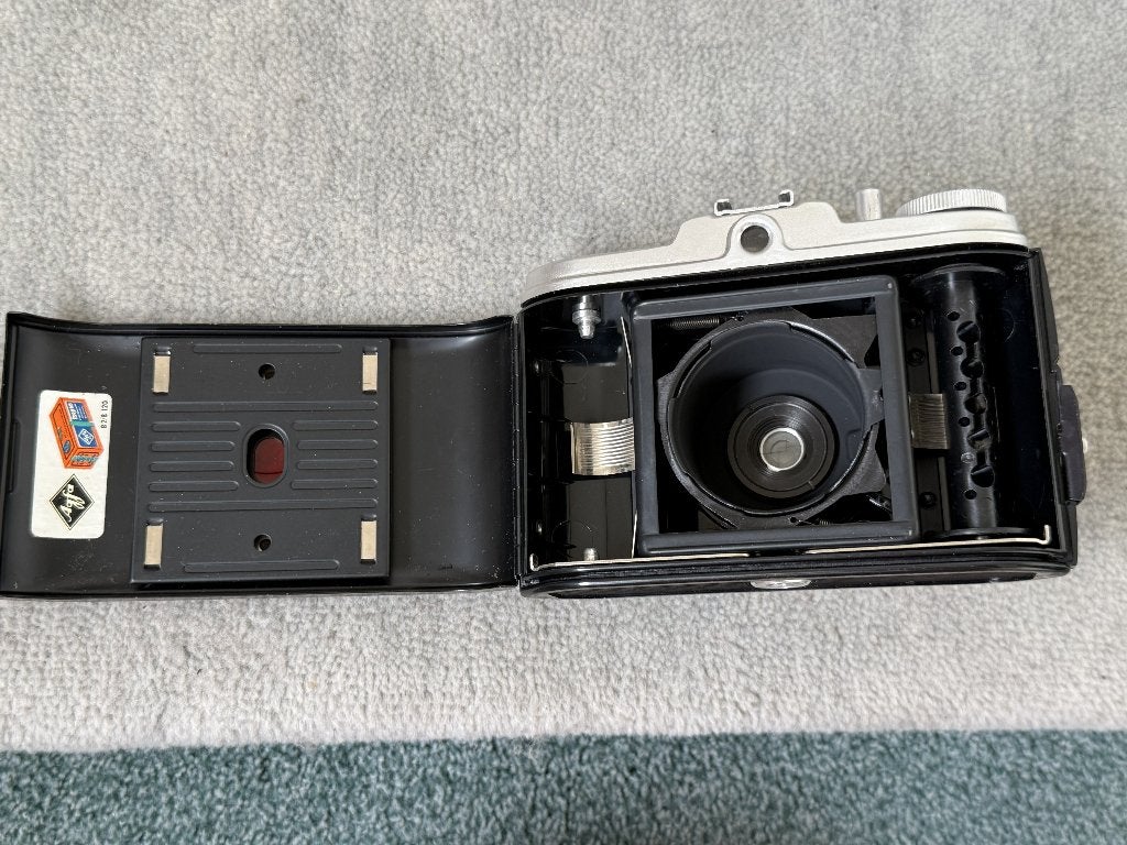 Agfa Isola Vintage Camera - Klassieke Vouwcamera, Ophalen, Gebruikt, Compact, Overige Merken