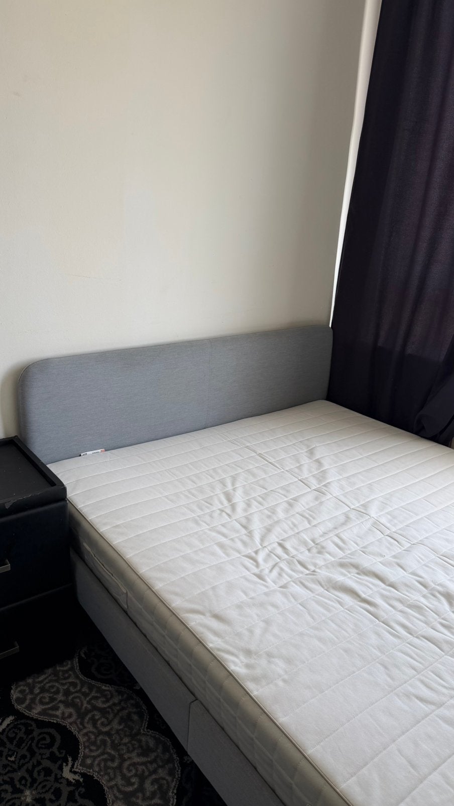 Ikea bed 140, Ophalen, Gebruikt, Tweepersoons, 140 cm