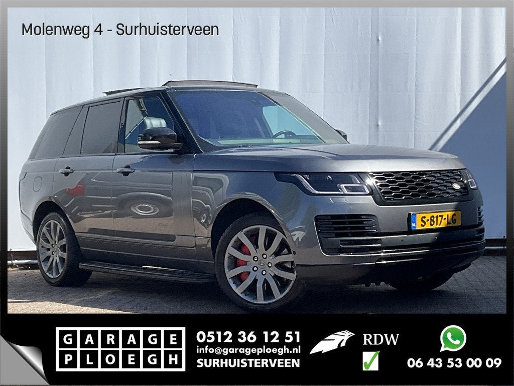 Land Rover Range Rover P400e Vogue Pano Meridian Memory Leer, Auto's, Land Rover, Gebruikt, Euro 6, 4 cilinders, 2500 kg