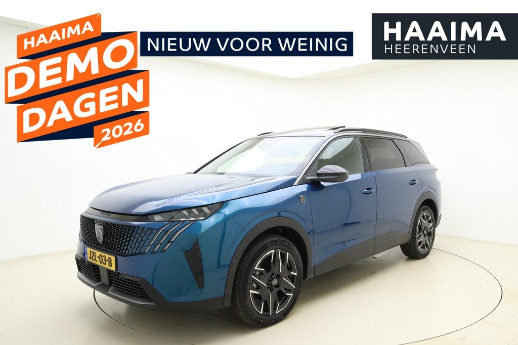 Peugeot 5008 1.2 Hybrid GT Exclusive 145 Pk | € 8.000 DEMO, Auto's, Peugeot, Bedrijf, Te koop, 360° camera, ABS, Achteruitrijcamera